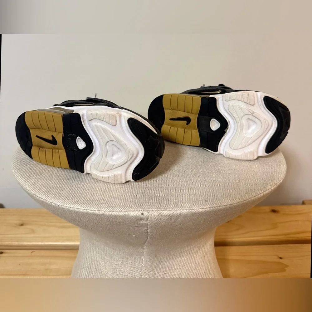 NIKE AIR MAX 200 Toddler Black and Gold Sneakers (US 6) - Picture 3 of 6